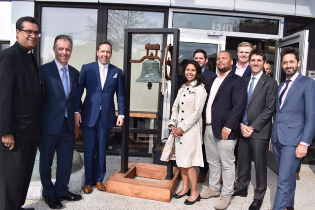 FHLBNY staff joined the ribbon-cutting celebration for the St. Augustine Apartments